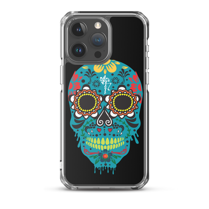 Dia de los Muertos Azul iPhone Case