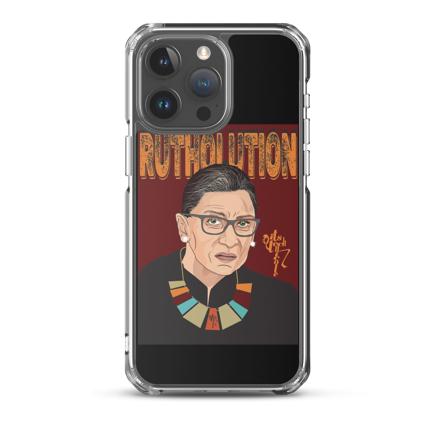 Ruth Bader Ginsburg Tribute Art iPhone Case