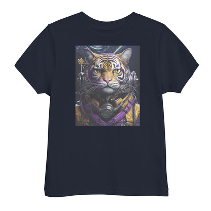 Futuristic Tiger Toddler jersey t-shirt