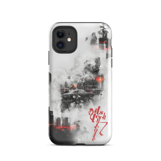 Black and White Retro Aesthetic Case Tough Case for iPhone®