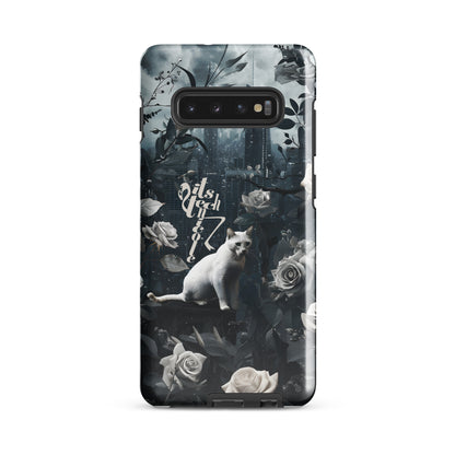 White Cat Rose Aesthetic Tough case for Samsung®