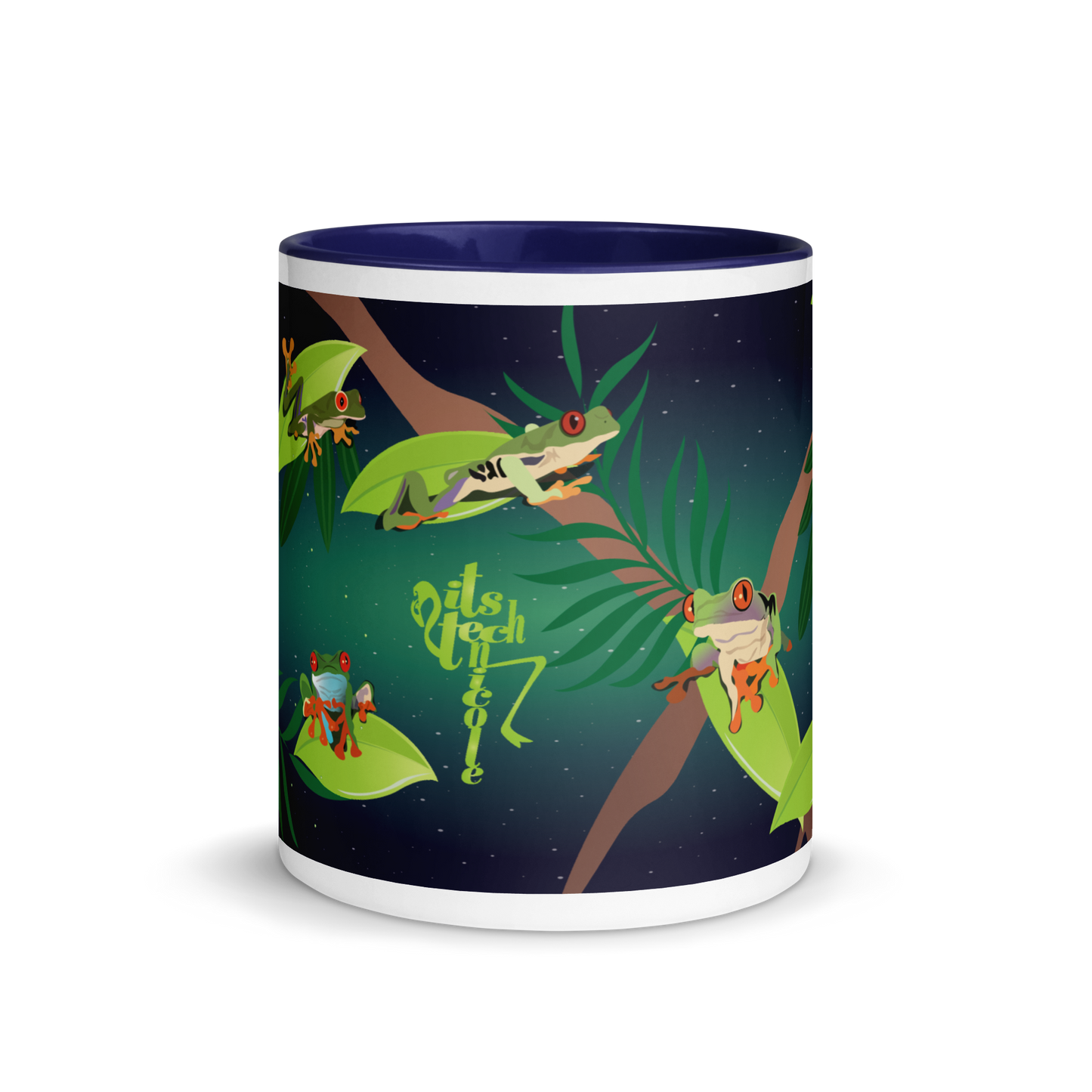 Red-Eyed Tree Frog Series 8 Mug with Color Inside