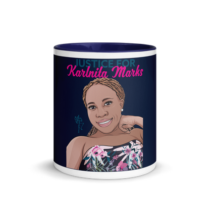 Justice for Karlnita Marks Series 2 Mug with Color Inside