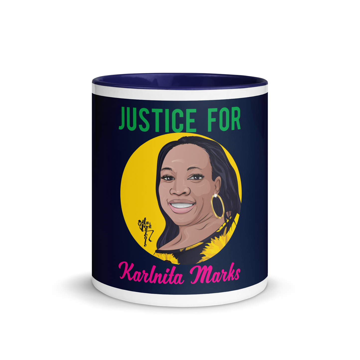 Justice for Karlnita Marks Mug with Color Inside