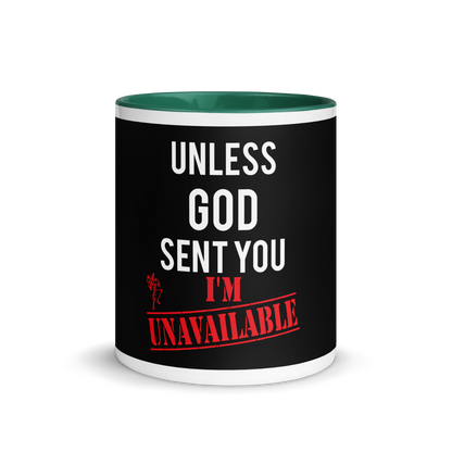 God Sent Mug with Color Inside