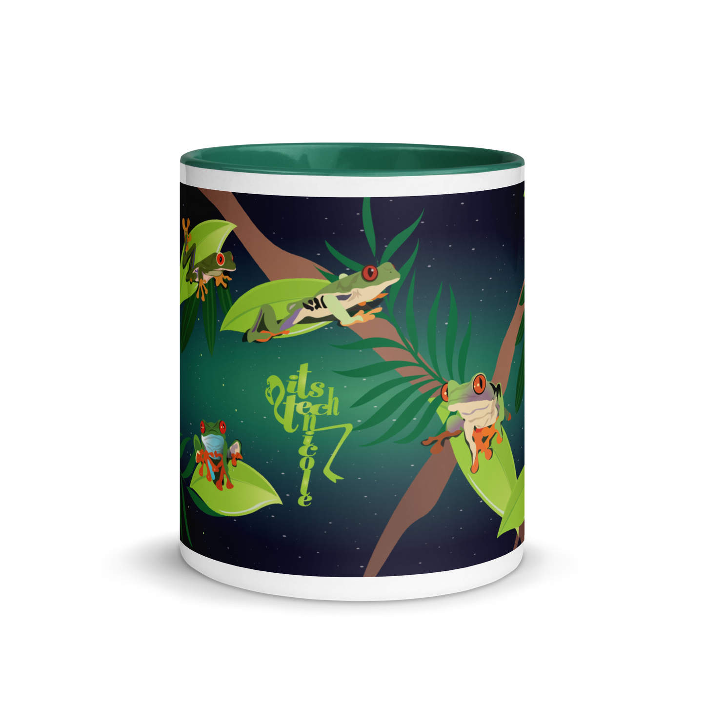 Red-Eyed Tree Frog Series 8 Mug with Color Inside