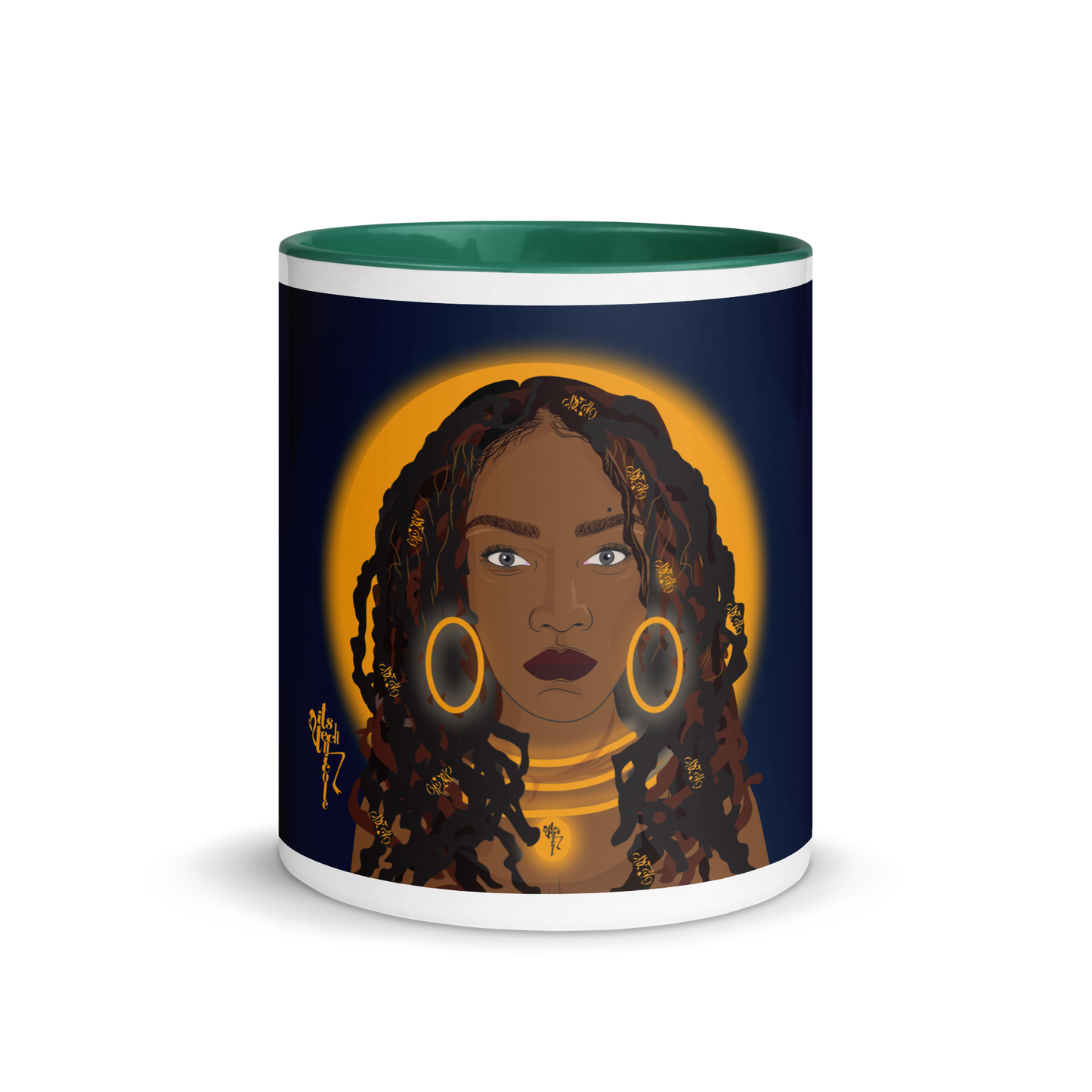 Loc'd Mug with Color Inside