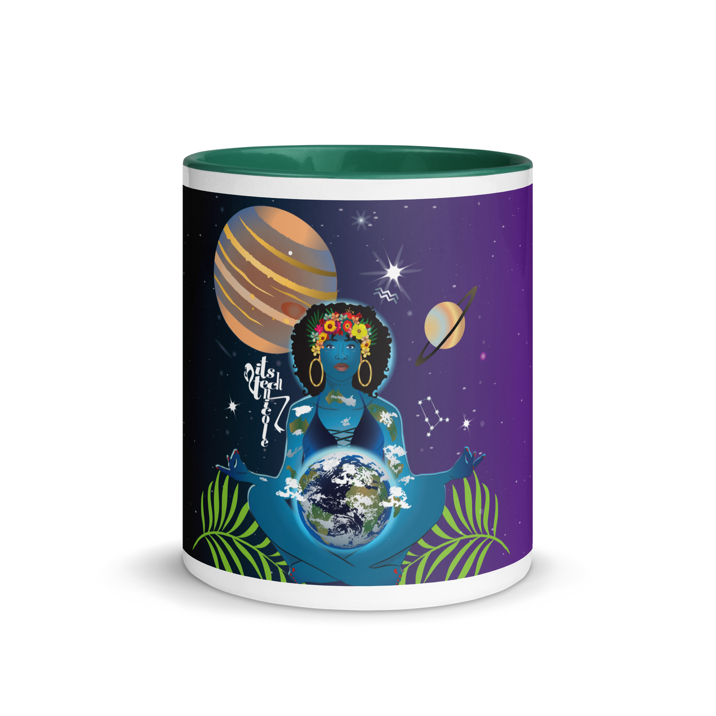 Mother Earth Mug with Color Inside