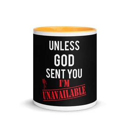 God Sent Mug with Color Inside