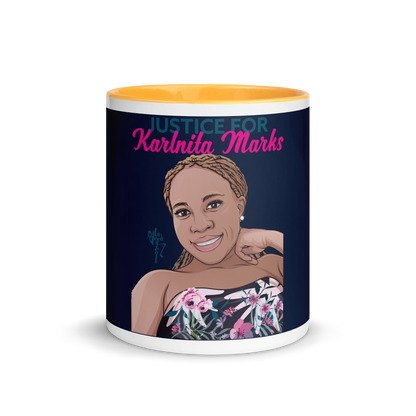 Justice for Karlnita Marks Series 2 Mug with Color Inside