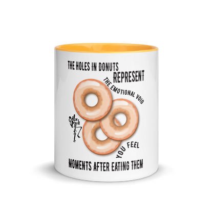 Donut Holes Mug with Color Inside