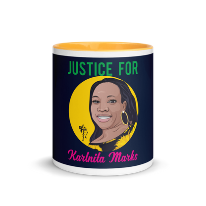 Justice for Karlnita Marks Mug with Color Inside