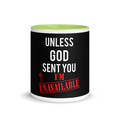 God Sent Mug with Color Inside