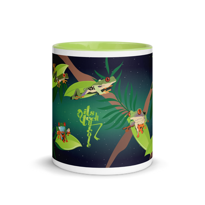 Red-Eyed Tree Frog Series 8 Mug with Color Inside