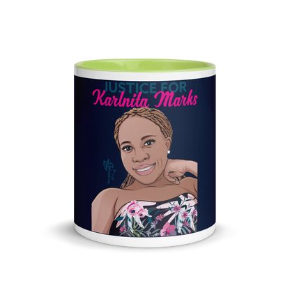 Justice for Karlnita Marks Series 2 Mug with Color Inside