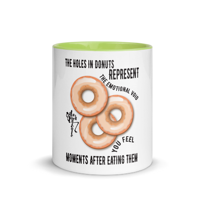 Donut Holes Mug with Color Inside