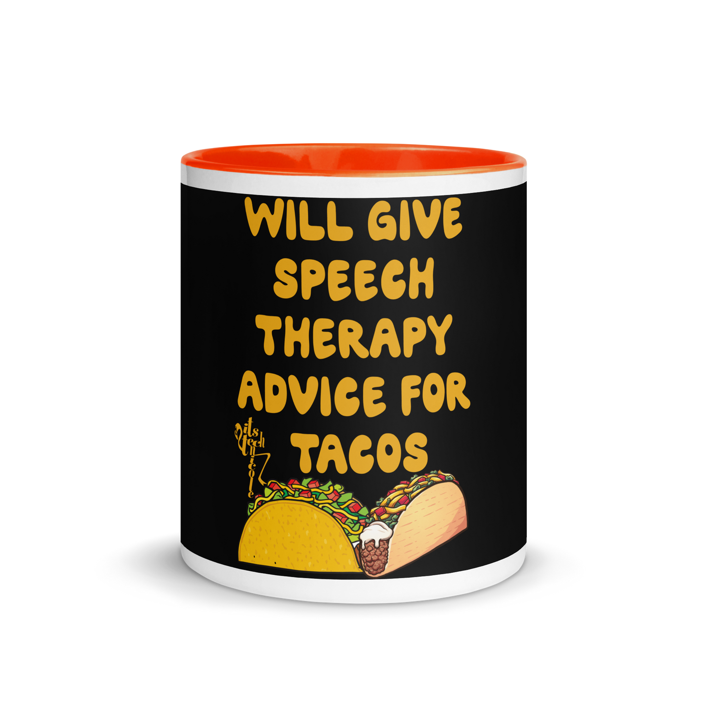 Speech Therapy for Tacos Mug with Color Inside
