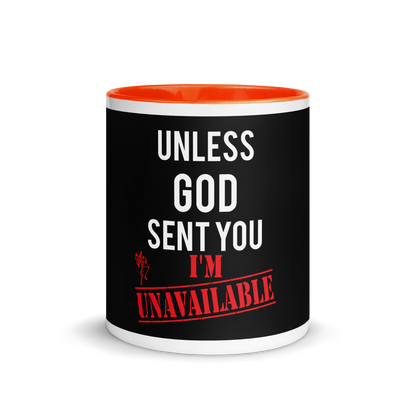 God Sent Mug with Color Inside