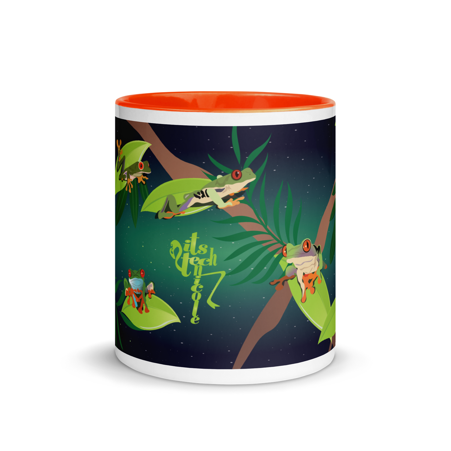 Red-Eyed Tree Frog Series 8 Mug with Color Inside
