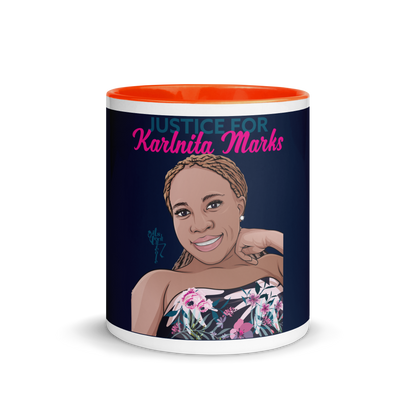 Justice for Karlnita Marks Series 2 Mug with Color Inside