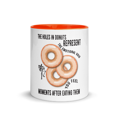 Donut Holes Mug with Color Inside