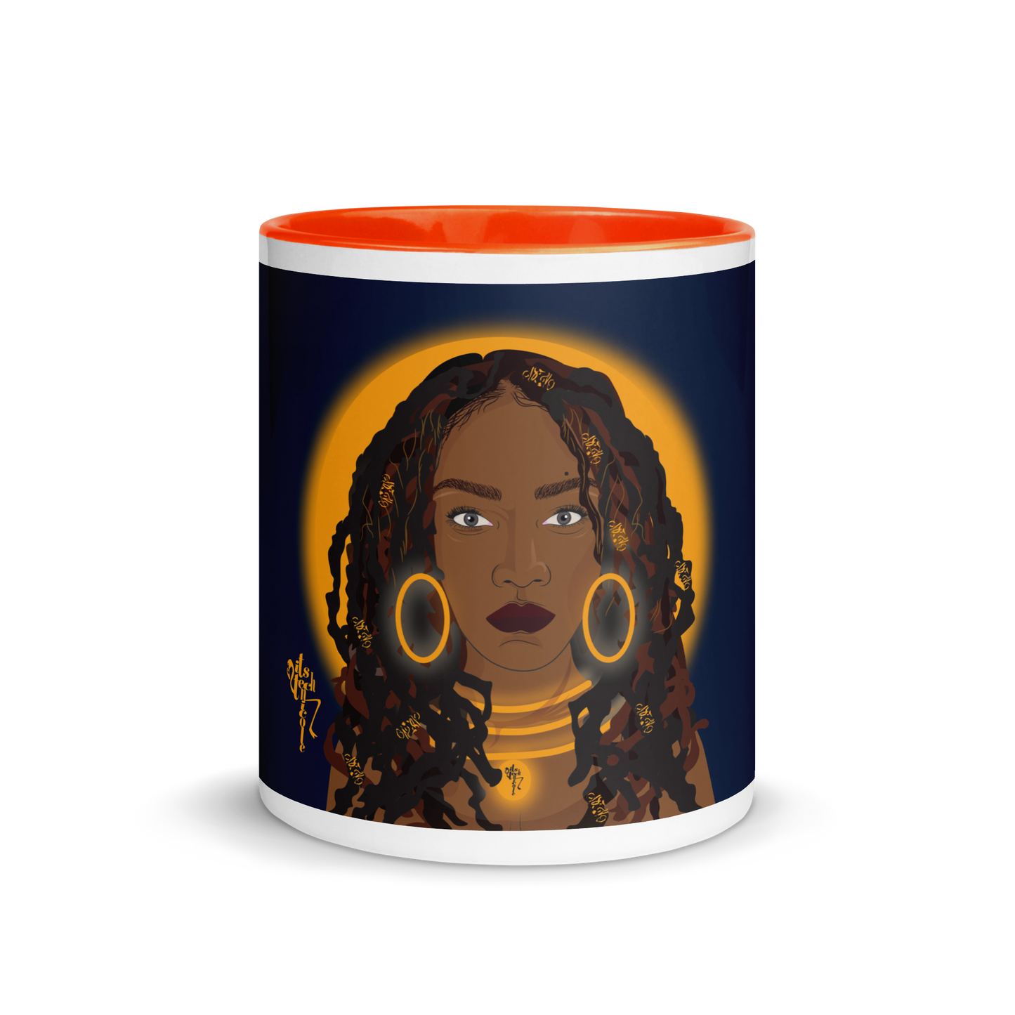 Loc'd Mug with Color Inside