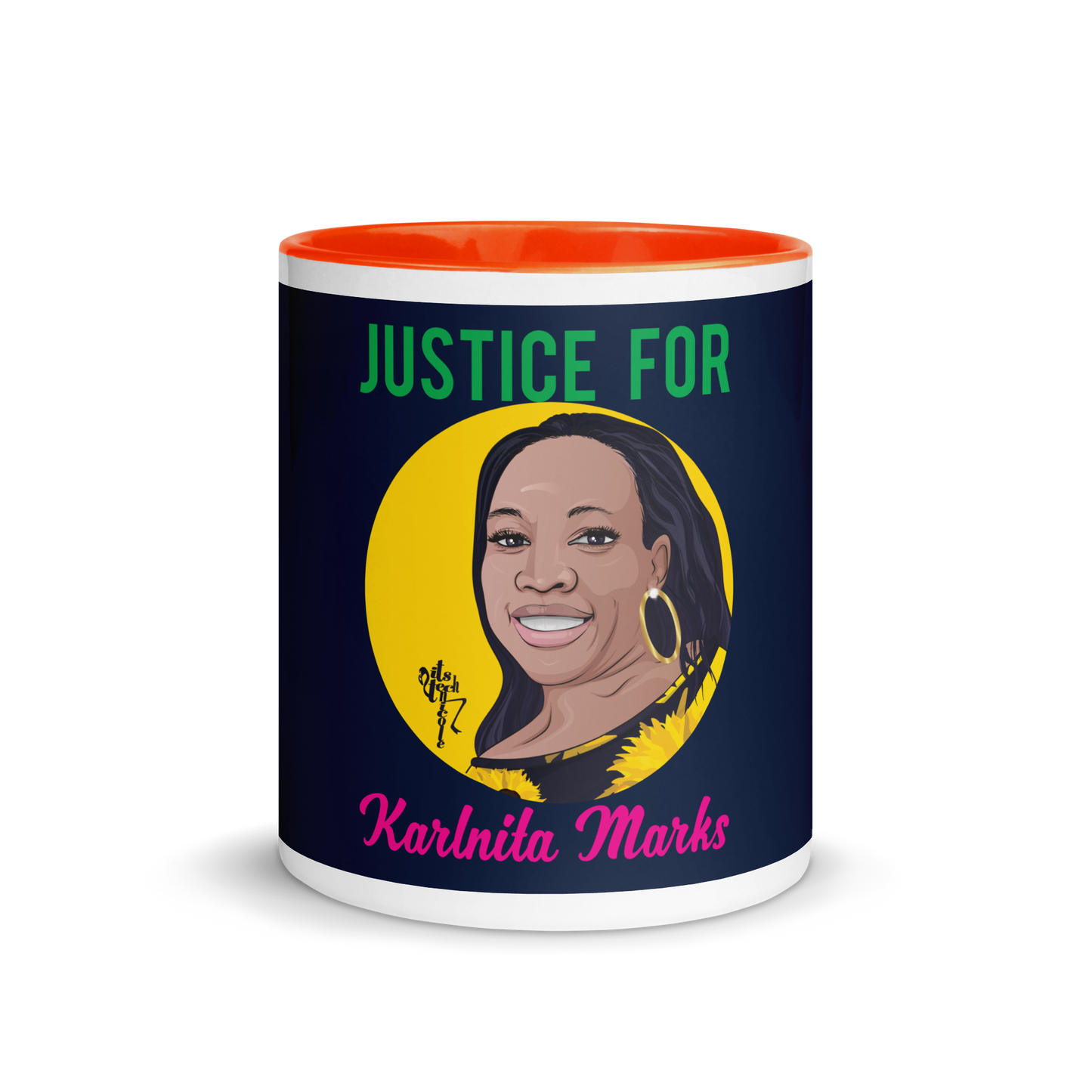 Justice for Karlnita Marks Mug with Color Inside