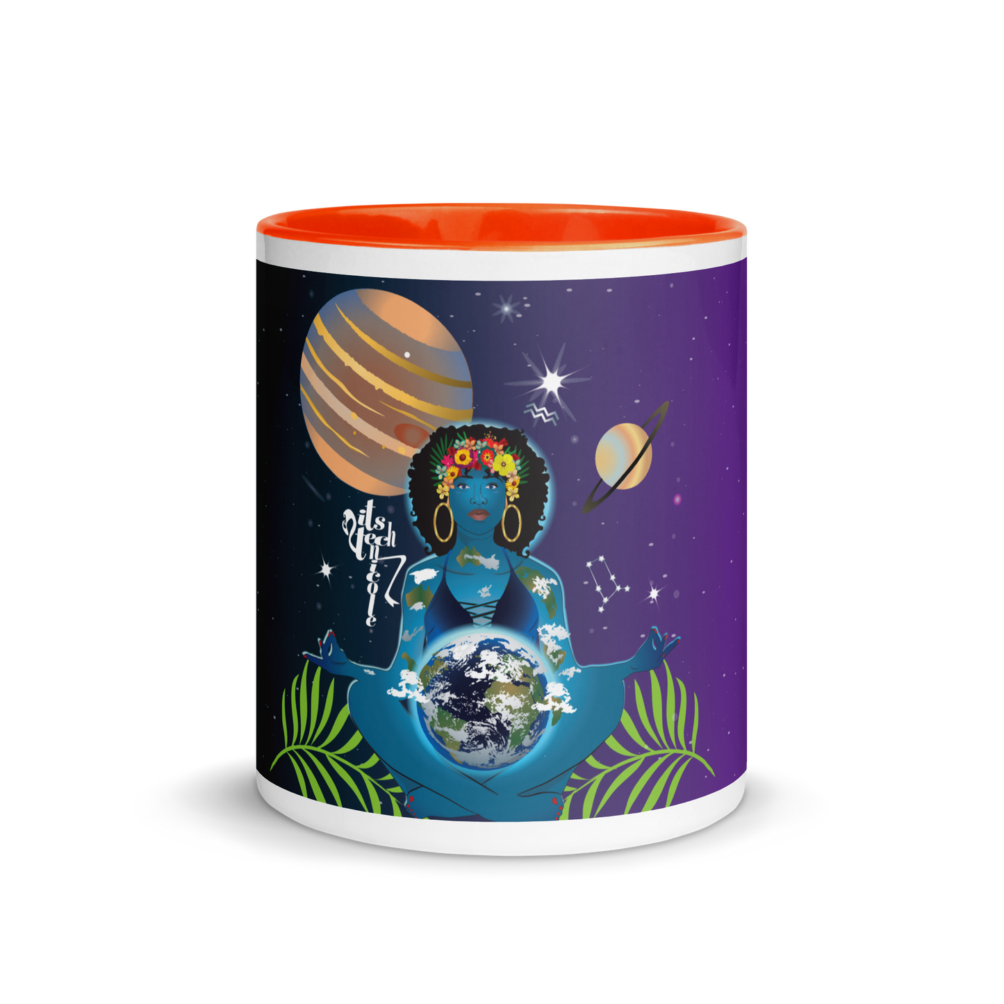 Mother Earth Mug with Color Inside
