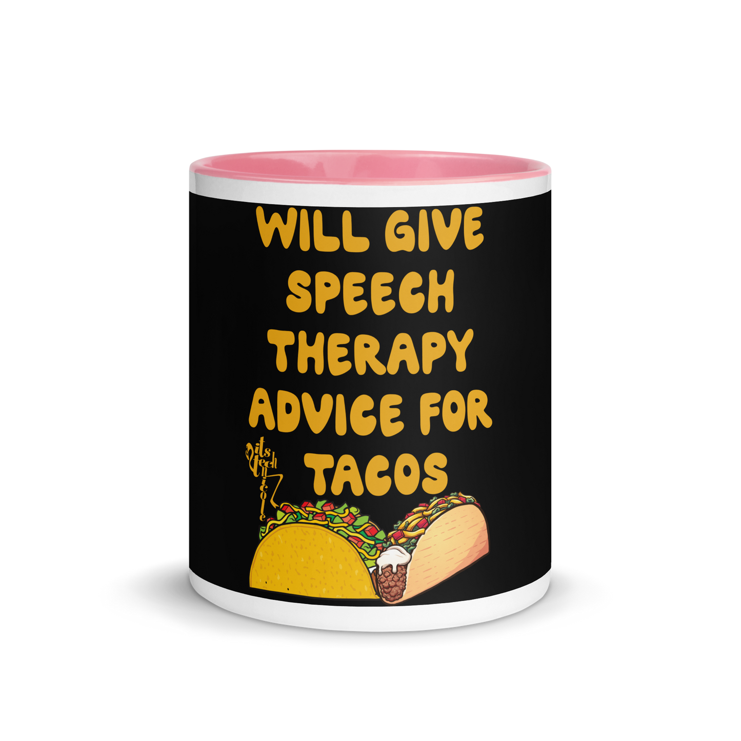 Speech Therapy for Tacos Mug with Color Inside