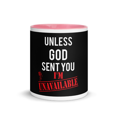 God Sent Mug with Color Inside