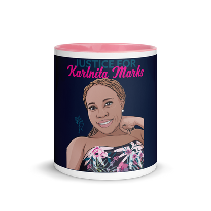 Justice for Karlnita Marks Series 2 Mug with Color Inside