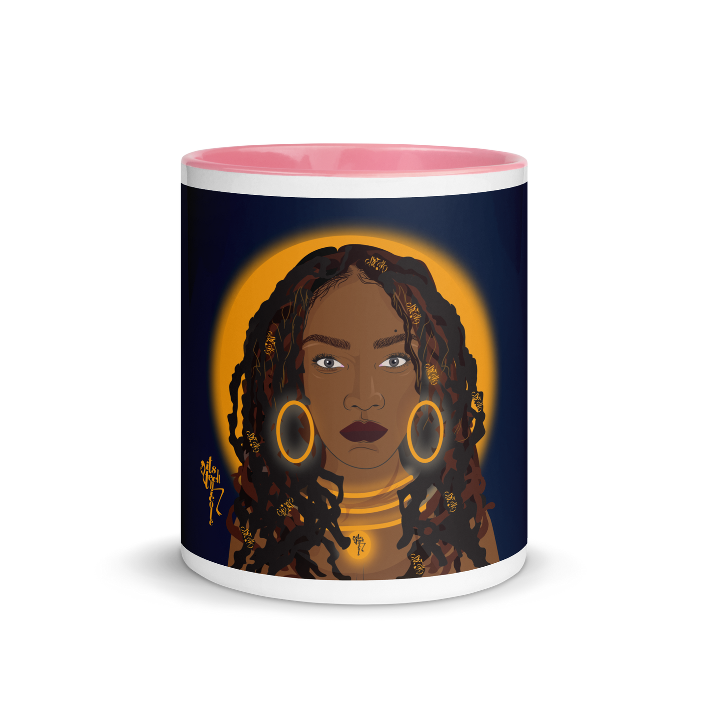 Loc'd Mug with Color Inside