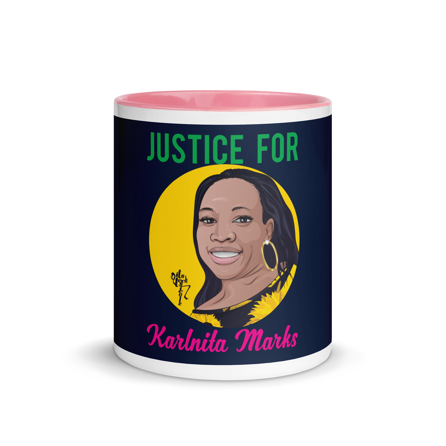 Justice for Karlnita Marks Mug with Color Inside