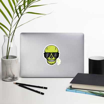 95 Skull Bubble-free stickers