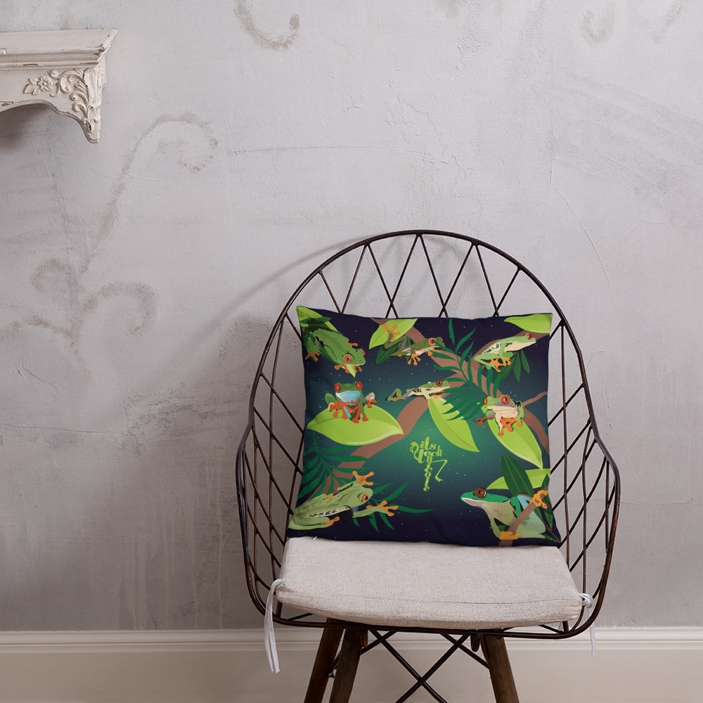 Red-Eyed Tree Frog Series 8 Pillow