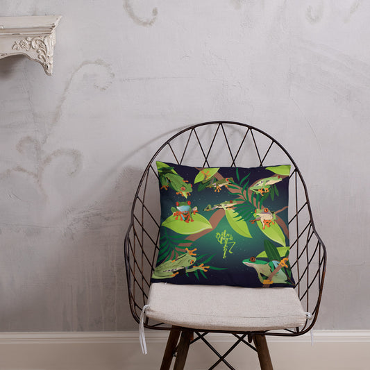 Red-Eyed Tree Frog Series 8 Pillow