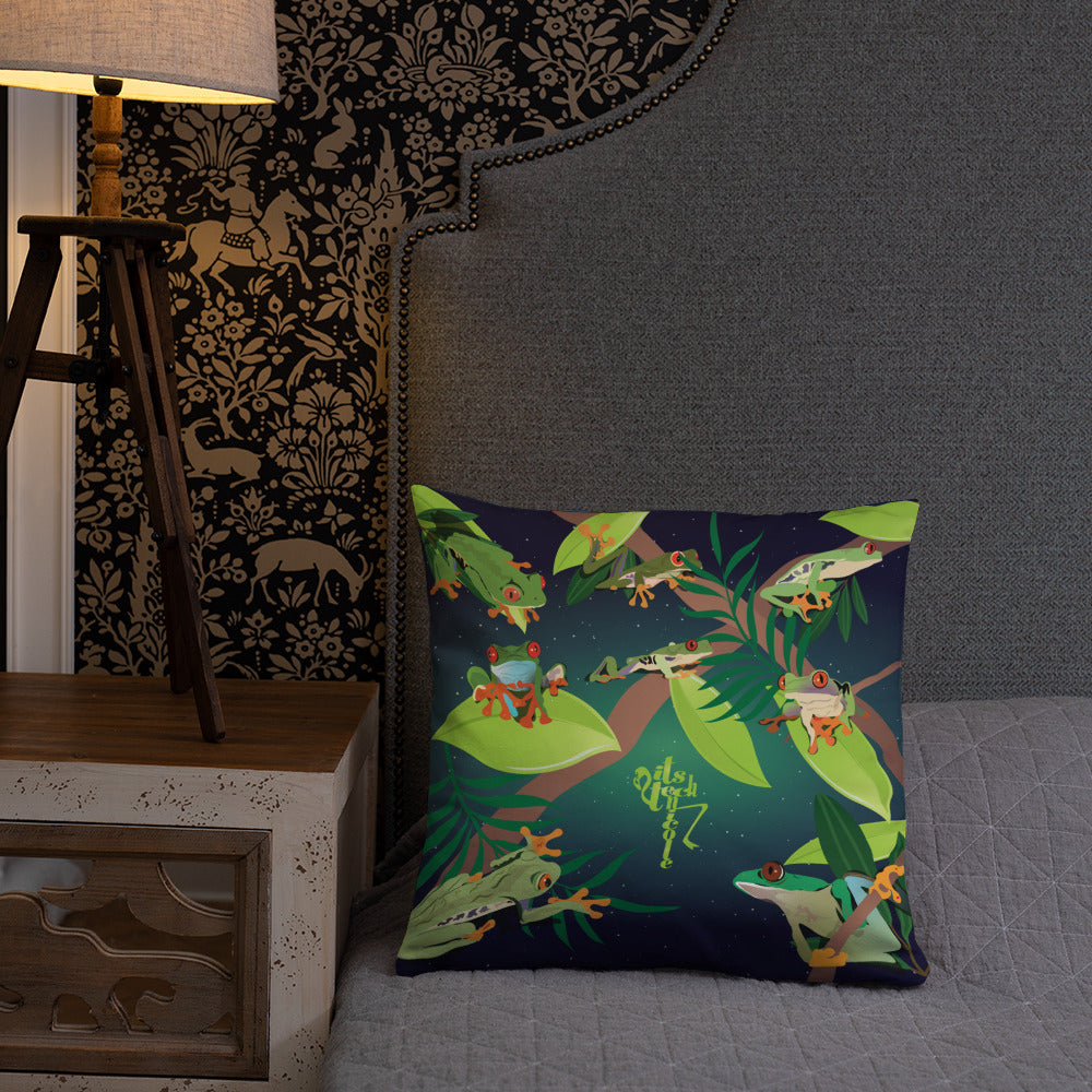 Red-Eyed Tree Frog Series 8 Pillow