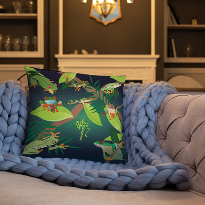 Red-Eyed Tree Frog Series 8 Pillow