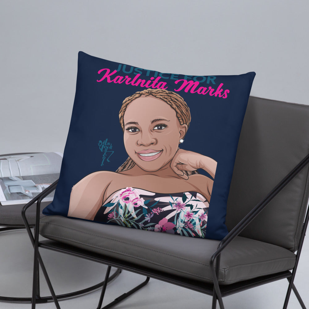 Justice for Karlnita Marks Series 2 Pillow