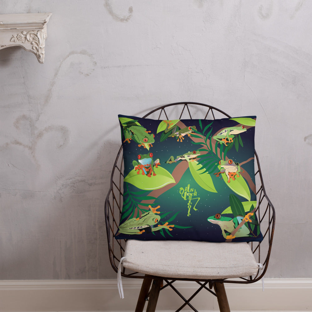 Red-Eyed Tree Frog Series 8 Pillow