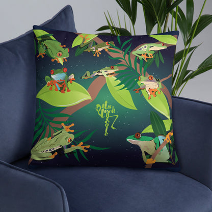 Red-Eyed Tree Frog Series 8 Pillow