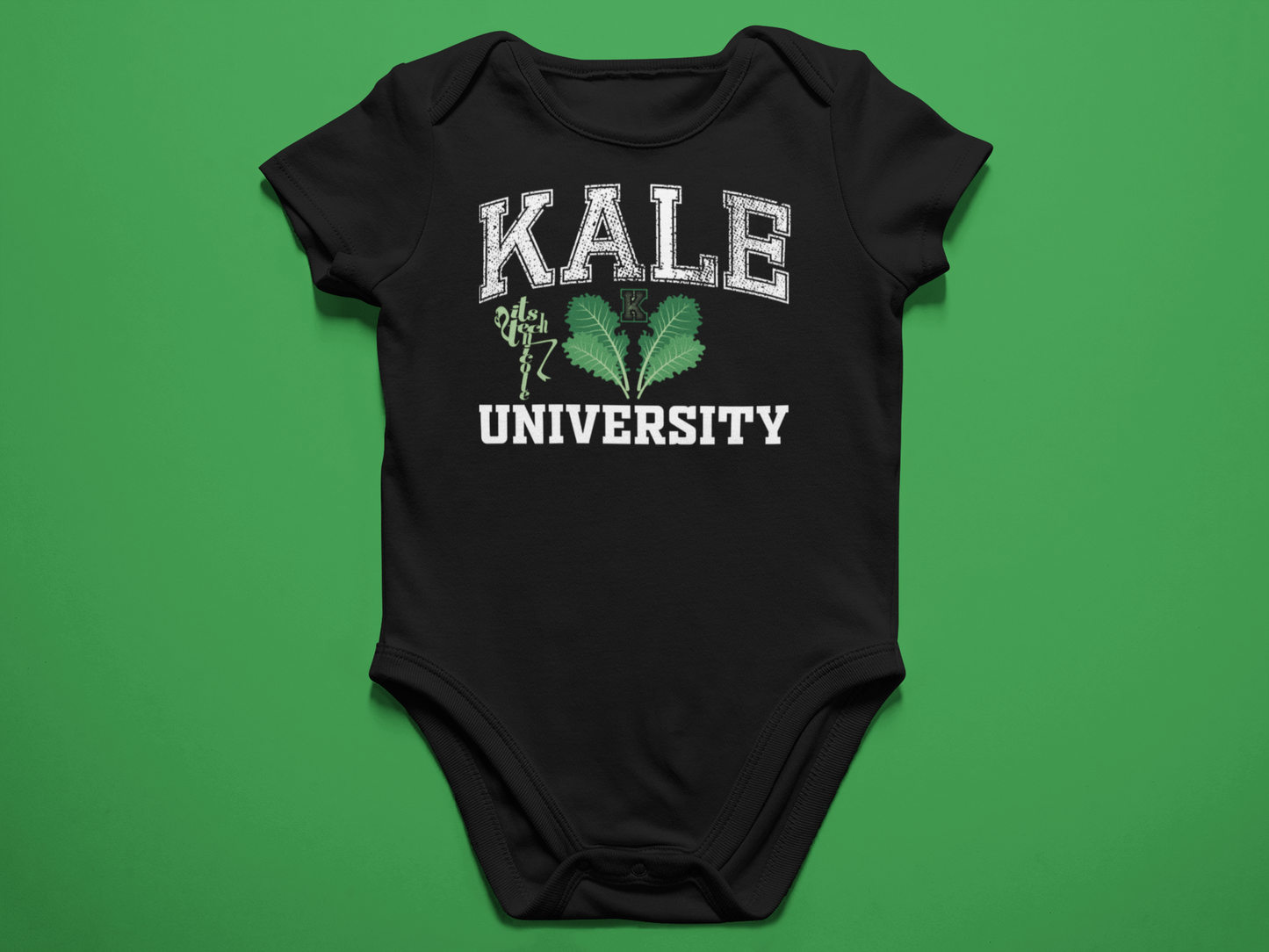 Kale University Onesie