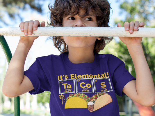 Tacos, It's Elemental Youth Short Sleeve T-Shirt