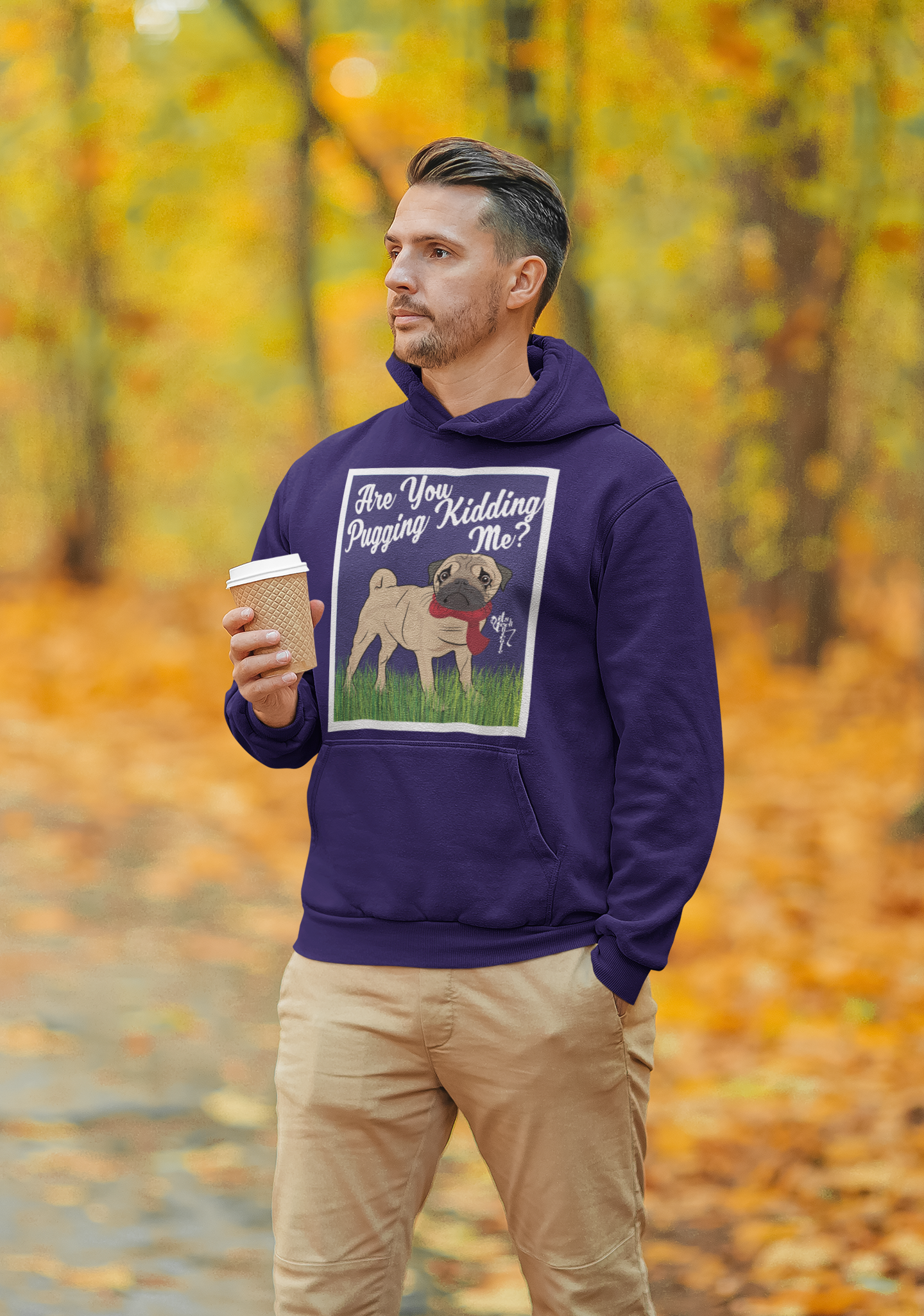 Are You Pugging Kidding Me? Unisex Hoodie
