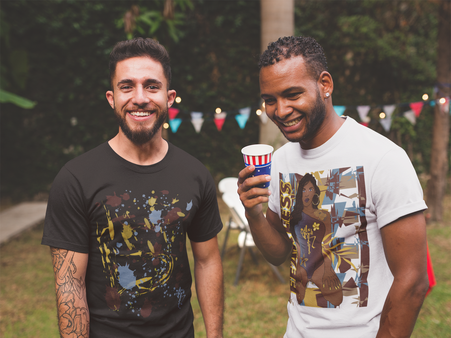 Art Inspired by Jordan 1 Mid SE Fearless Maison Chateau Rouge, Series 2 Short-Sleeve Unisex T-Shirt