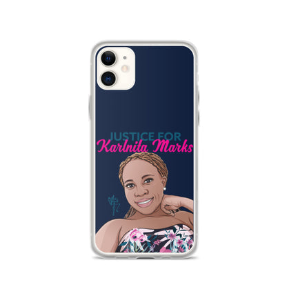 Justice for Karlnita Marks Series 2 iPhone Case