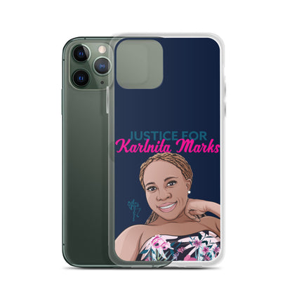 Justice for Karlnita Marks Series 2 iPhone Case