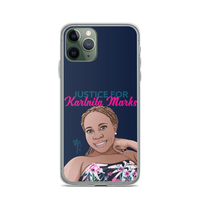 Justice for Karlnita Marks Series 2 iPhone Case