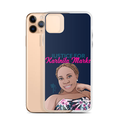 Justice for Karlnita Marks Series 2 iPhone Case