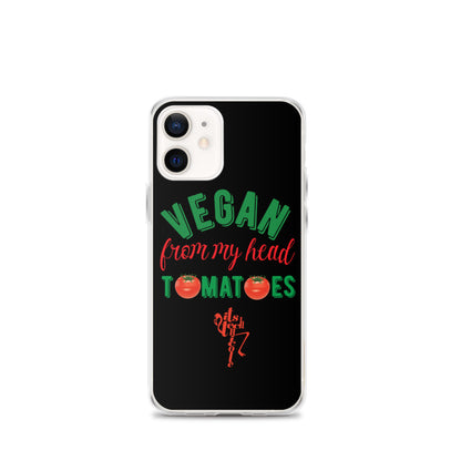 Vegan From My Head Tomatoes iPhone Case